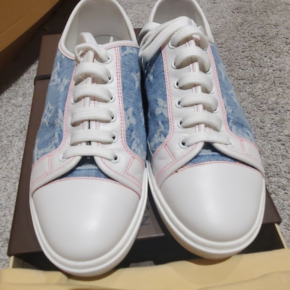 Louis Vuitton Denim Sneakers - Rare